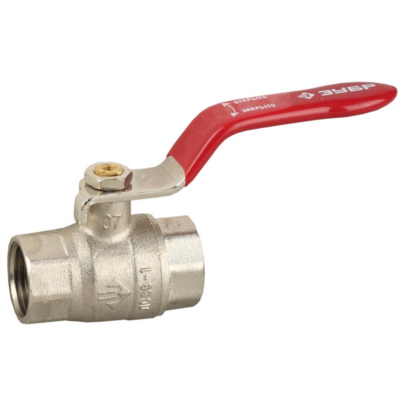 Кран шаровый ВВ, ручка, серия МАСТЕР Зубр 51350-N-3/4