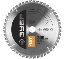 Диск пильный Оптимальный рез, повышенный ресурс, серия ПРОФЕССИОНАЛ Зубр 36851-300-32-48