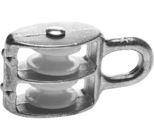 Блоки двойные с нейлоновым шкивом, промфасовка ЗУБР 4-304595-15