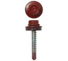 Саморезы СКД кровельные, для деревянной обрешетки, RAL 3003, промфасовка, серия ПРОФЕССИОНАЛ Зубр 4-300310-48-029-3003