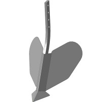 Окучник не регулируемый для культиваторов Зубр ОКН-1