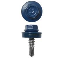 Саморезы СКМ кровельные, для металлических конструкций, RAL 5005, промфасовка, серия ПРОФЕССИОНАЛ Зубр 4-300310-55-025-5005