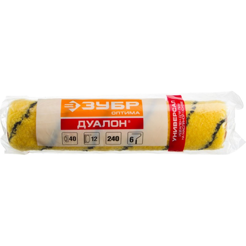 Валики ДУАЛОН, серия «ОПТИМА» Зубр 02518-18