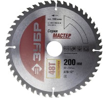 Диск пильный по дереву Чисторез, серия МАСТЕР Зубр 36914-200-32-48