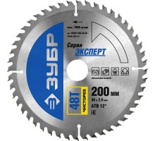 Диск пильный по дереву Чисторез, усиленные Зубр 36905-200-30-48
