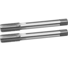 Комплект метчиков М10x1.0 мм, сталь Р6М5, машинно-ручные Зубр 4-28007-10-1.0-H2