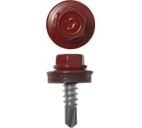 Саморезы СКМ кровельные, для металлических конструкций, RAL 3003, коробка, серия ПРОФЕССИОНАЛ Зубр 4-300315-55-025-3003