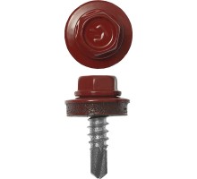 Саморезы СКМ кровельные, для металлических конструкций, RAL 3003, коробка, серия ПРОФЕССИОНАЛ Зубр 4-300315-55-025-3003