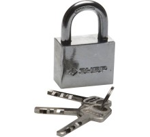 Замок навесной, стальные серия МАСТЕР Зубр 3710-40
