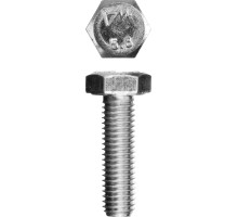 Болты DIN 933 с шестигранной головкой, коробка 5 кг, серия МАСТЕР Зубр 303080-10-035