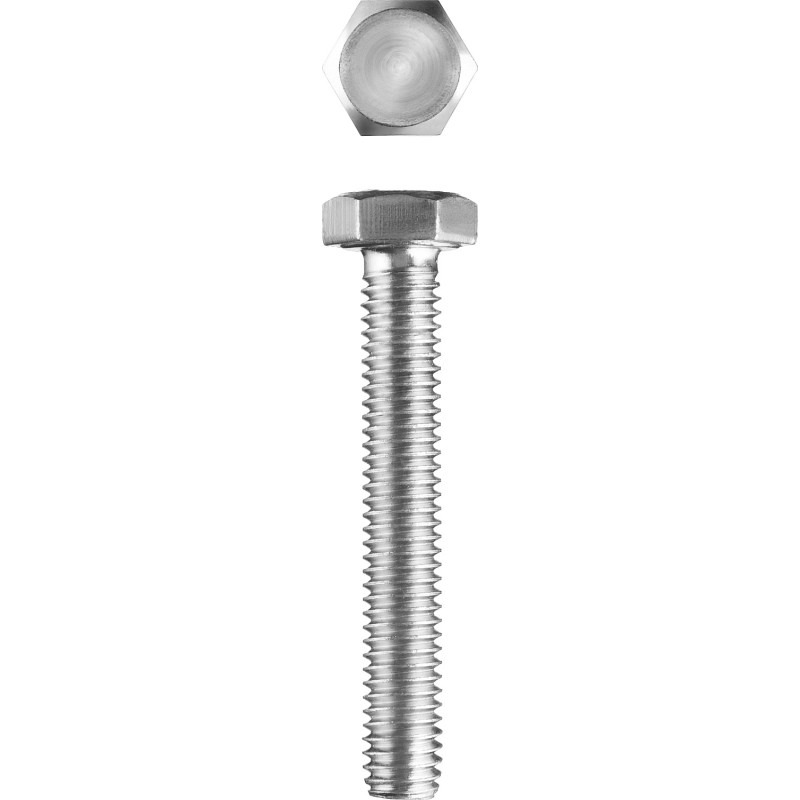 Болты DIN 933 с шестигранной головкой, пакет, серия МАСТЕР Зубр 303086-08-050