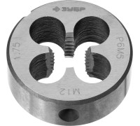 Плашки машинно-ручные Зубр 4-28023-12-1.75