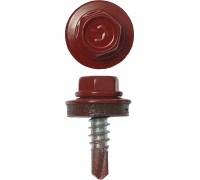Саморезы СКМ кровельные, для металлических конструкций, RAL 3003, коробка, серия ПРОФЕССИОНАЛ Зубр 4-300315-55-019-3003