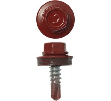 Саморезы СКМ кровельные, для металлических конструкций, RAL 3003, коробка, серия ПРОФЕССИОНАЛ Зубр 4-300315-55-019-3003