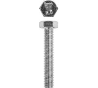Болты DIN 933 с шестигранной головкой, коробка 5 кг, серия МАСТЕР Зубр 303080-08-045