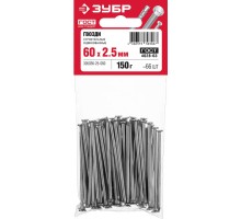 Строительные гвозди ГОСТ 4028-63 цинк 60х2.5 мм 150 гр. (66 шт.) Зубр 305036-25-060