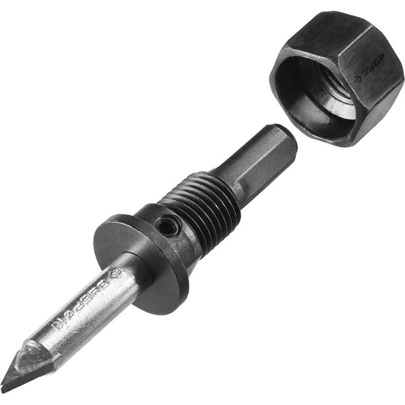 ЗУБР d 89 мм, карбид-вольфрамовая крошка, кольцевая коронка, с державкой и сверлом 33360-089_z01