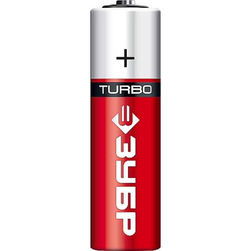 Батарейки TURBO алкалиновые, AA, 1,5В Зубр 59213-4C