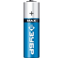 Щелочная батарейка 1.5 В, тип АА, 2 шт Turbo-MAX Зубр 59206-2C