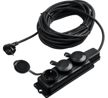 Удлинитель силовой 15 м 3 гнезда IP44 Зубр 55024-15