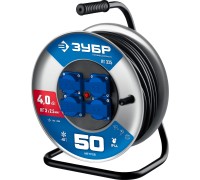 Силовой удлинитель на катушке КГ-325 50 м 4000 Вт IP44 Зубр 55079-50_z01