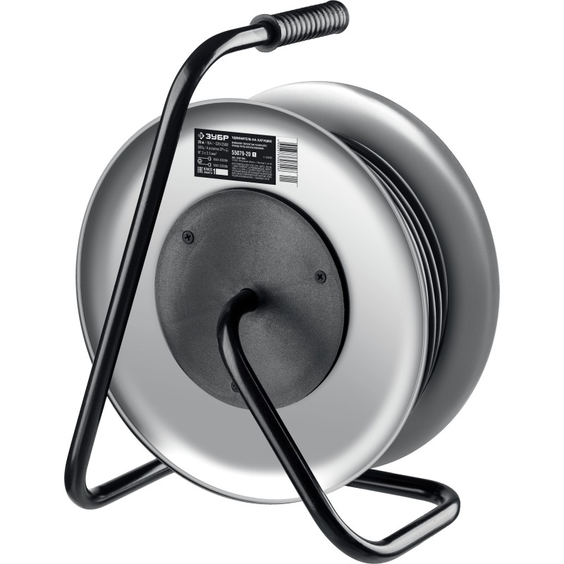 Силовой удлинитель на катушке КГ-325 20 м 4000 Вт IP44 Зубр 55079-20_z01