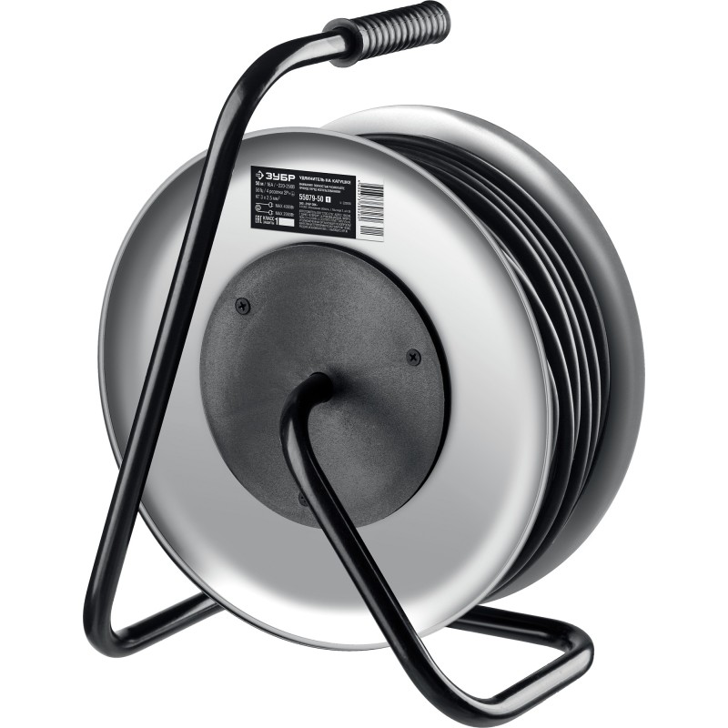 Силовой удлинитель на катушке КГ-325 50 м 4000 Вт IP44 Зубр 55079-50_z01