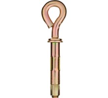 Болт анкерный с кольцом, 8 x 40 мм, 60 шт, желтопассивированный Зубр 302392-08-040