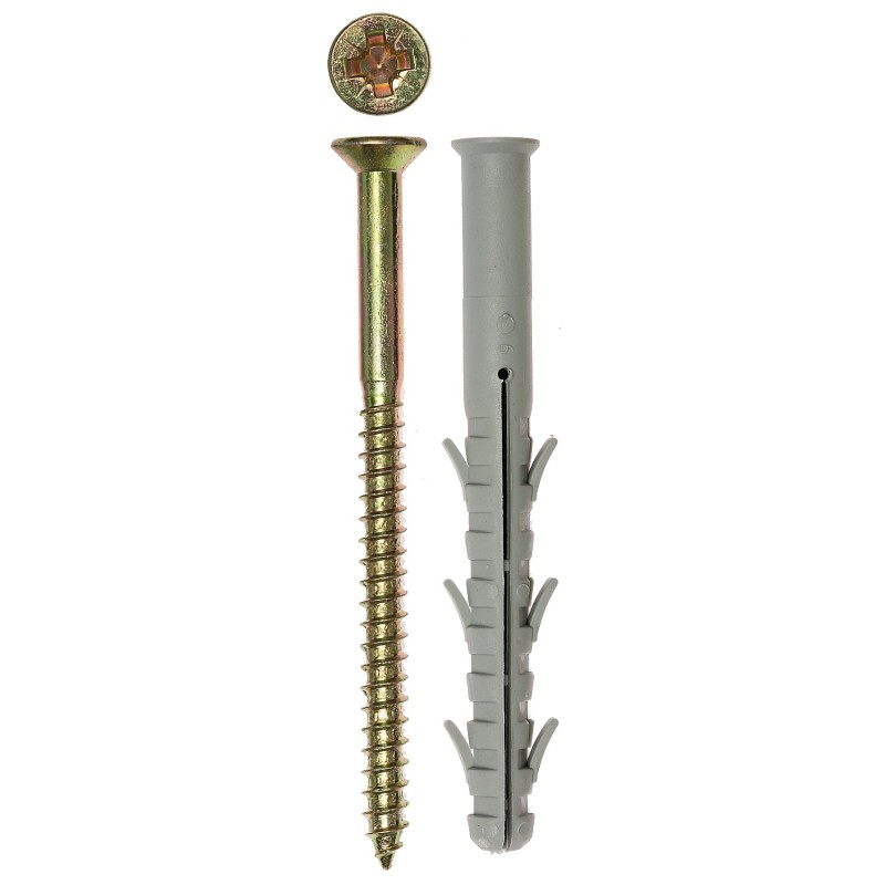 Дюбели рамные с шурупом PZ, коробка, серия ПРОФЕССИОНАЛ Зубр 4-301455-10-135