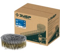 Барабанные гвозди рифленые CNW 40х2.1 мм 12600 шт. Зубр 305382-40