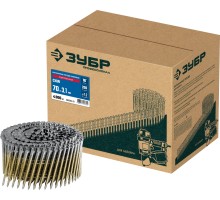 Барабанные гвозди рифленые оцинкованные CNW 70х3.1 мм 4800 шт. Зубр 305383-70