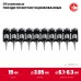 Гвозди по бетону оцинкованные CN усиленные bullet point 19х3.05 мм 1000 шт. Зубр 305387-19