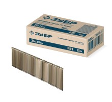 Финишные гвозди по бетону оцинкованные калибр 15GA 1000 шт. FST 25x1.8 мм Зубр 305389-25