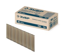 Финишные гвозди по бетону оцинкованные калибр 15GA 1000 шт. FST 30x1.8 мм Зубр 305389-30