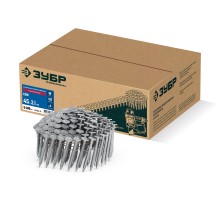 Барабанные гвозди кровельные оцинкованные 5400 шт. CRN 45x3.1 мм Зубр 305385-45