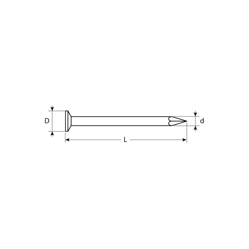 Гвозди строительные оцинкованные ГОСТ 4028-63, коробка 5 кг ЗУБР 305030-25-060 серия МАСТЕР