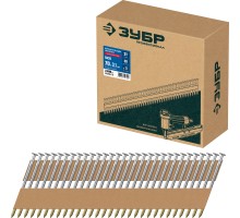Реечные гвозди рифленые оцинкованные SN21 70х3.1 мм 2400 шт. Зубр 305396-70