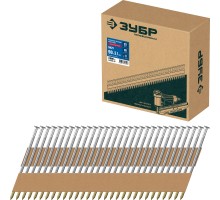 Реечные гвозди рифленые оцинкованные SN21 90х3.1 мм 2000 шт. Зубр 305396-90