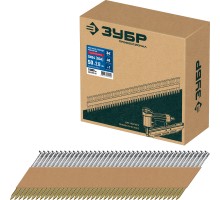 Реечные гвозди рифленые оцинкованные SN34 (D34) 50х2.8 мм 5000 шт. Зубр 305399-50