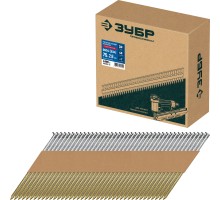 Реечные гвозди рифленые оцинкованные SN34 (D34) 75х2.8 мм 4000 шт. Зубр 305399-75