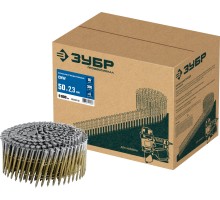 Барабанные гвозди рифленые CNW 50х2.3 мм 9000 шт. Зубр 305382-50
