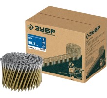 Барабанные гвозди рифленые CNW 80х3.1 мм 3600 шт. Зубр 305382-80