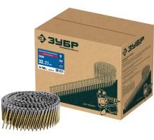 Барабанные гвозди рифленые оцинкованные CNW 32х2.1 мм 14700 шт. Зубр 305383-32