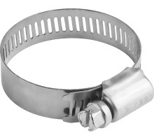 Хомуты нержавеющие с просечной лентой 12,7 мм, коробка, серия ПРОФЕССИОНАЛ Зубр 37815-016-32-100