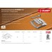 Усиленный крепеж для вагонки 6 мм 50 шт с саморезами Кляймер-У2 Зубр 30755-06