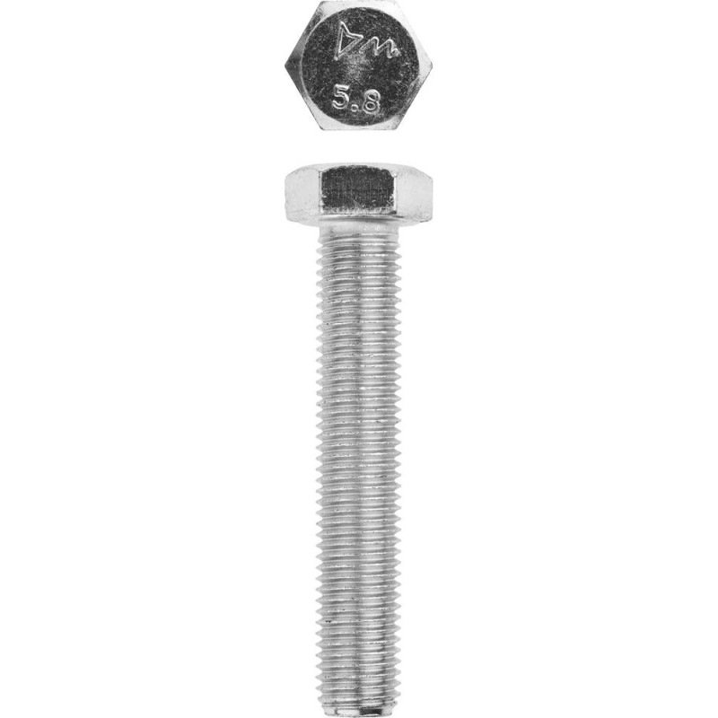 Болты DIN 933 с шестигранной головкой, коробка 5 кг, серия МАСТЕР Зубр 303080-16-090