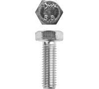 Болты DIN 933 с шестигранной головкой, коробка 5 кг, серия МАСТЕР Зубр 303080-08-030