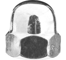 Гайки DIN 1587 колпачковые, коробка 5 кг, серия МАСТЕР Зубр 303680-06