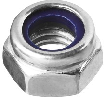 Гайки DIN 985 с нейлоновым кольцом, коробка 5 кг, серия МАСТЕР Зубр 303580-16