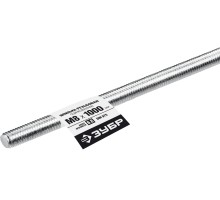 Резьбовая шпилька DIN 975 кл. пр. 6.8 М6x1000 мм  1 шт. Зубр 30336-08-1